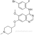 4-Quinazolinamina, N- (4-bromo-2-fluorofenil) -6-metoxi-7 - [(1-metil-4-piperidinil) metoxi] CAS 443913-73-3